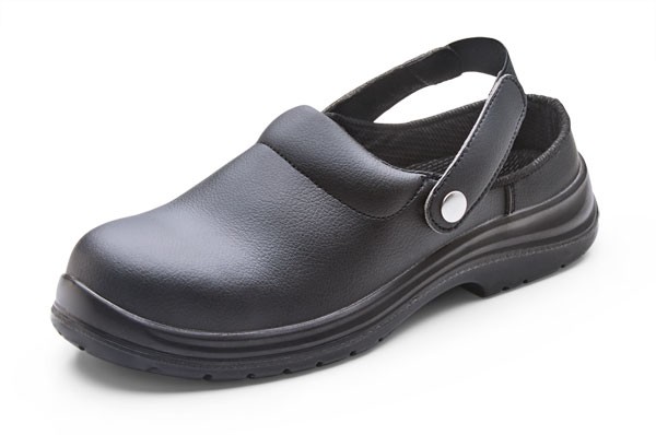 Beeswift Micro Fibre Slipper Black Size 6