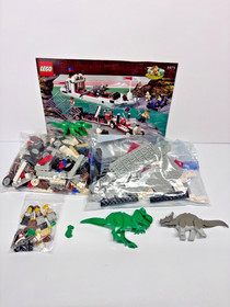 Lego 5975 Dino Island Adventurers T-Rex Transport, 100% Complete w/Instructions