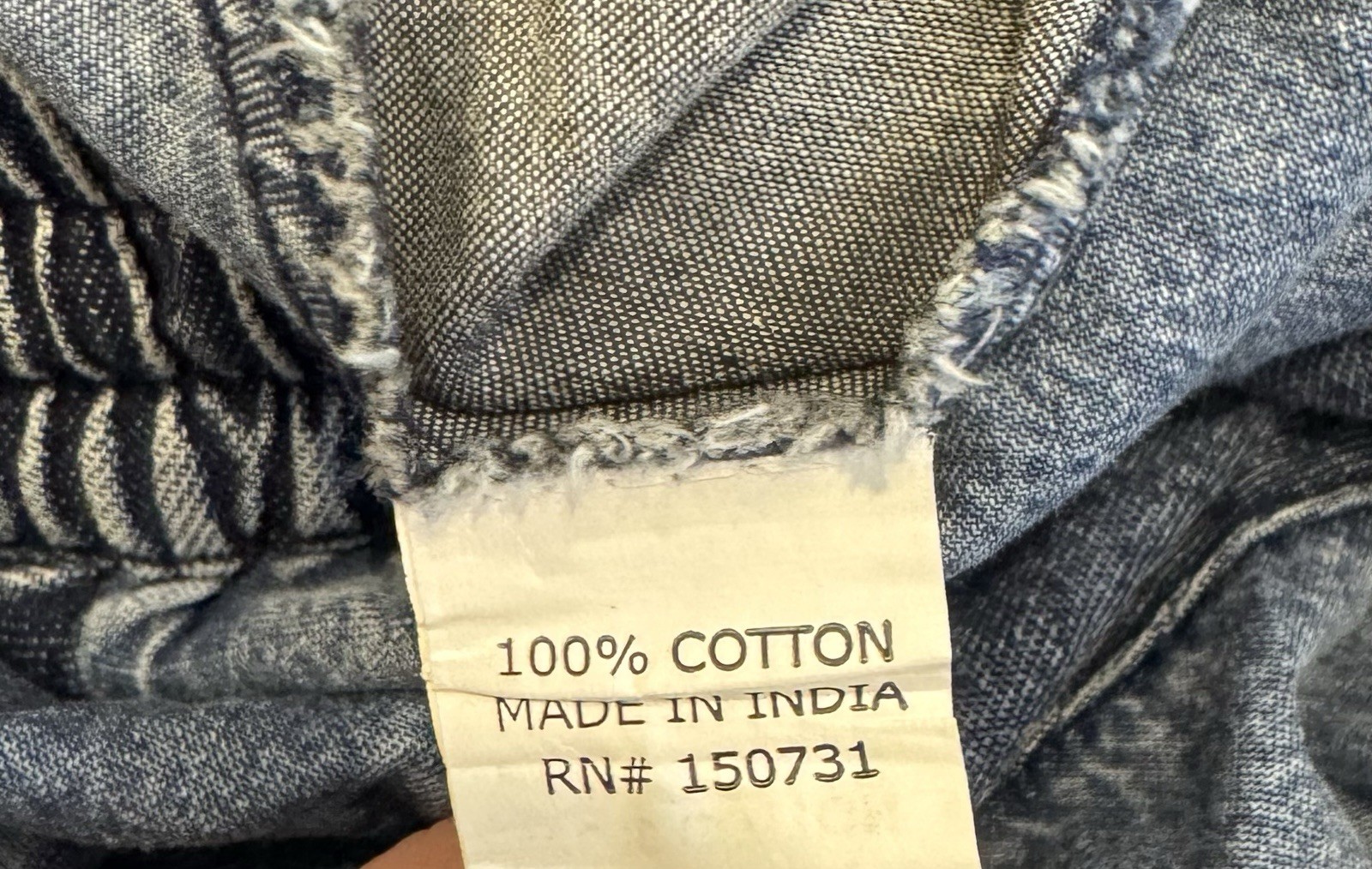 Young Threads Patchwork Denim Maxi Skirt Medium B… - image 5