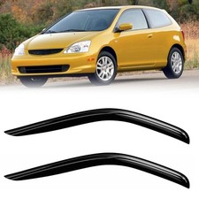 Window Rain Guards Compatible 2001-2005 Honda Civic 2doors 01-05 Honda Civic Window Rain Guards Compatible 2001-2005 Honda Civic 2doors 01-05 Honda Civic