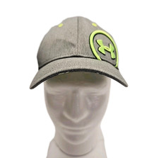 Under Armour Gray  Neon Green Youth Fitted Baseball Hat Cap Sz SM / MD