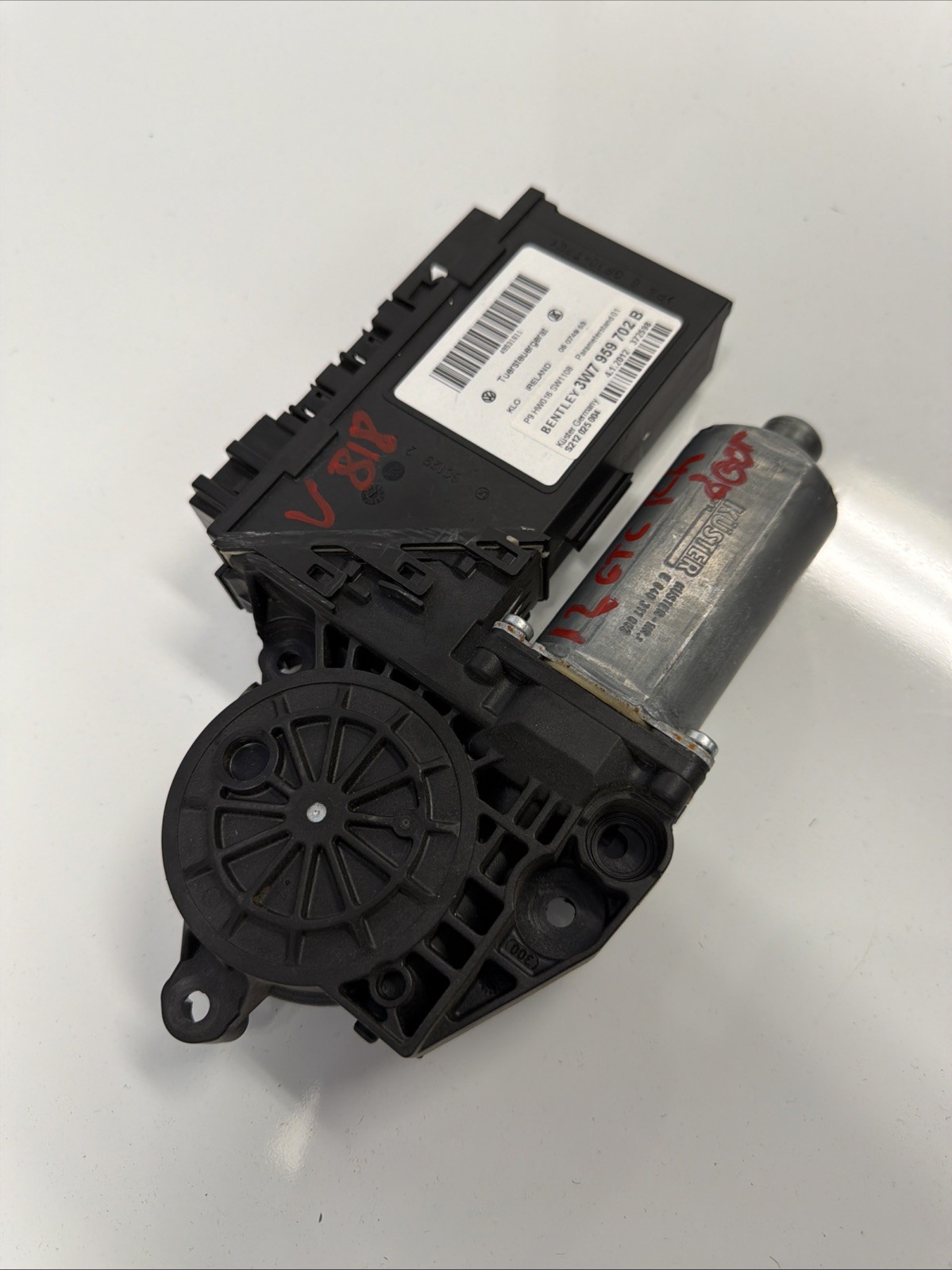 Bentley Continental GT 2012-2018 RIGHT Power window motor P/N 3W7959702B