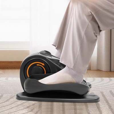 Under Desk Elliptical Machine Portable Pedal Ellipse Leg Exerciser for Seniors