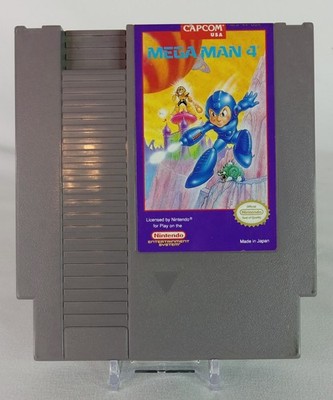 Mega Man 4 (Nintendo NES, 1991) Authentic Cartridge Tested Working