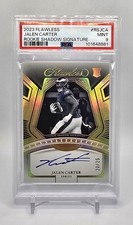 JALEN CARTER 2023 Panini Flawless Auto Gold /25 Rookie Shadow Signatures-...