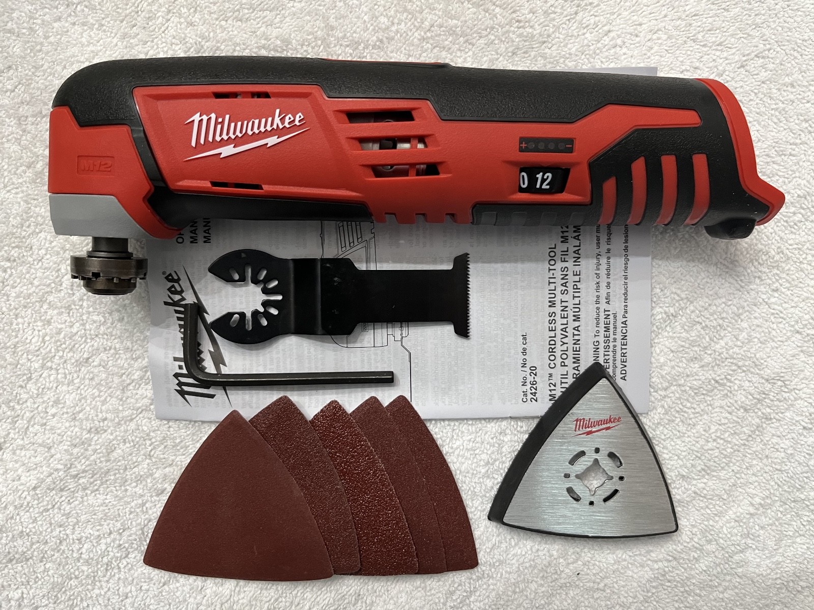 New Milwaukee 2426-20 12V 12 Volt M12 Cordless Multi Tool (Bare Tool)