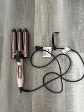 Ferro da stiro a tre canne in titanio Lange Hair Le Tridente modello: HT232 rosa