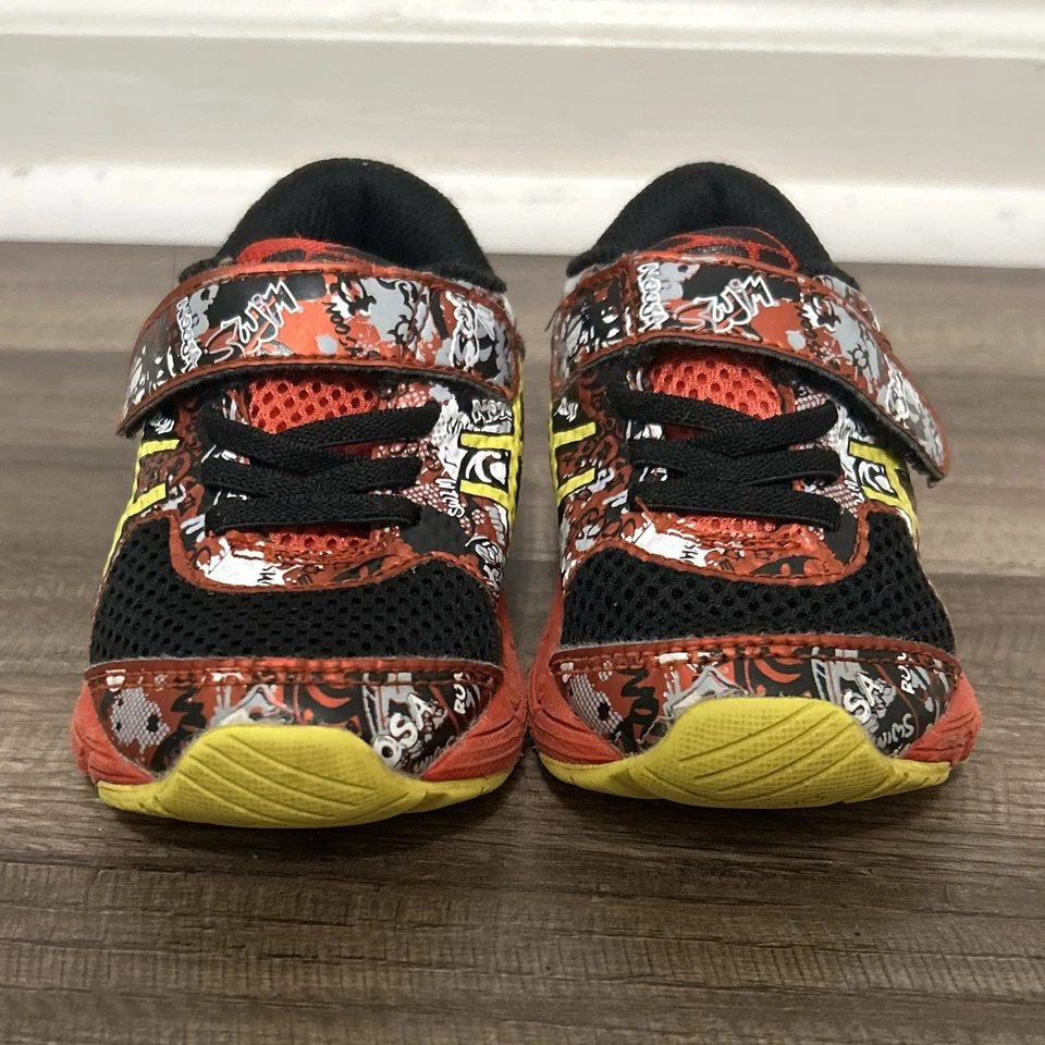 Asics Infantil Niño Pequeño Zapatos Talla 6 K Rojo Gel Noosa Tri 11 TS Tenis para Correr Foto 2 de 4