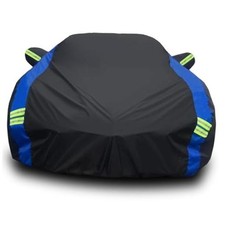 Avecrew Car Cover Compatible with Chevy Fit Corvette C4/C5/C6/C7 Black-Blue