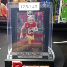 Panini Donruss Optic Play Action Christian McCaffrey #20 Black Pandora Prizm /1…