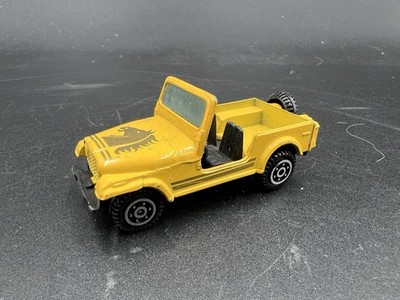 Yatming Jeep Cj-7 Yellow No 1608 Unbranded China Base Decent Playwear Condition