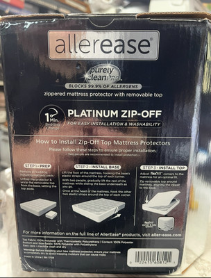 AllerEase Platinum Mattress Protector, Full New