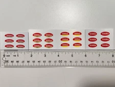 Tiny Tonka Truck Oval Logo Stickers Years 1968-1977 For Tiny Tonka