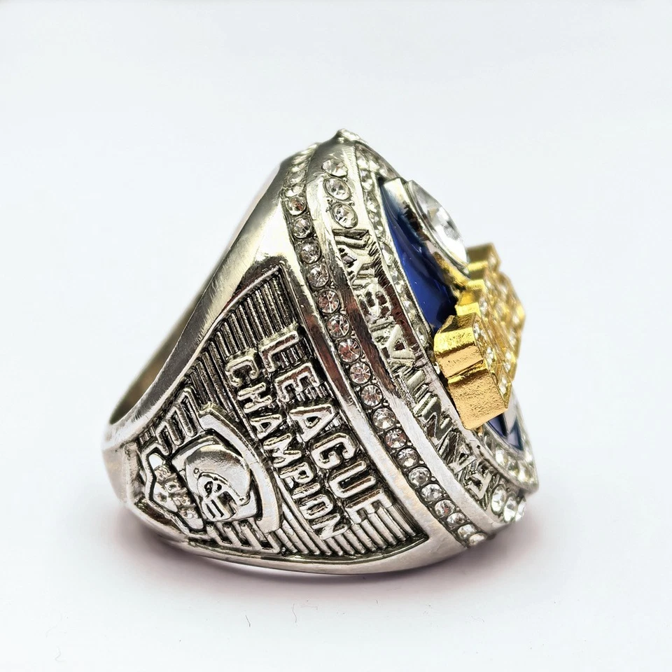 Anillo grande de aleación transfronteriza campeonato de fútbol de fantasía FFL 2025, para hombre Foto 3 de 4