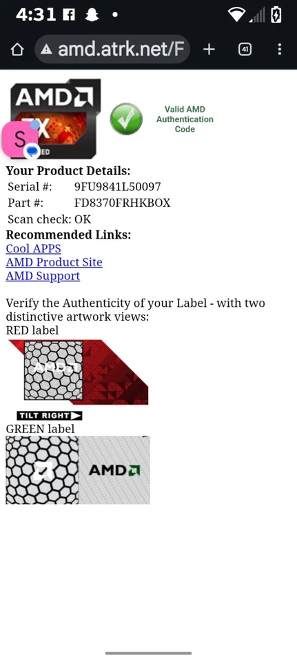 Procesador AMD FX-8370 Black Edition 4 GHz, 8 núcleos Foto 2 de 4