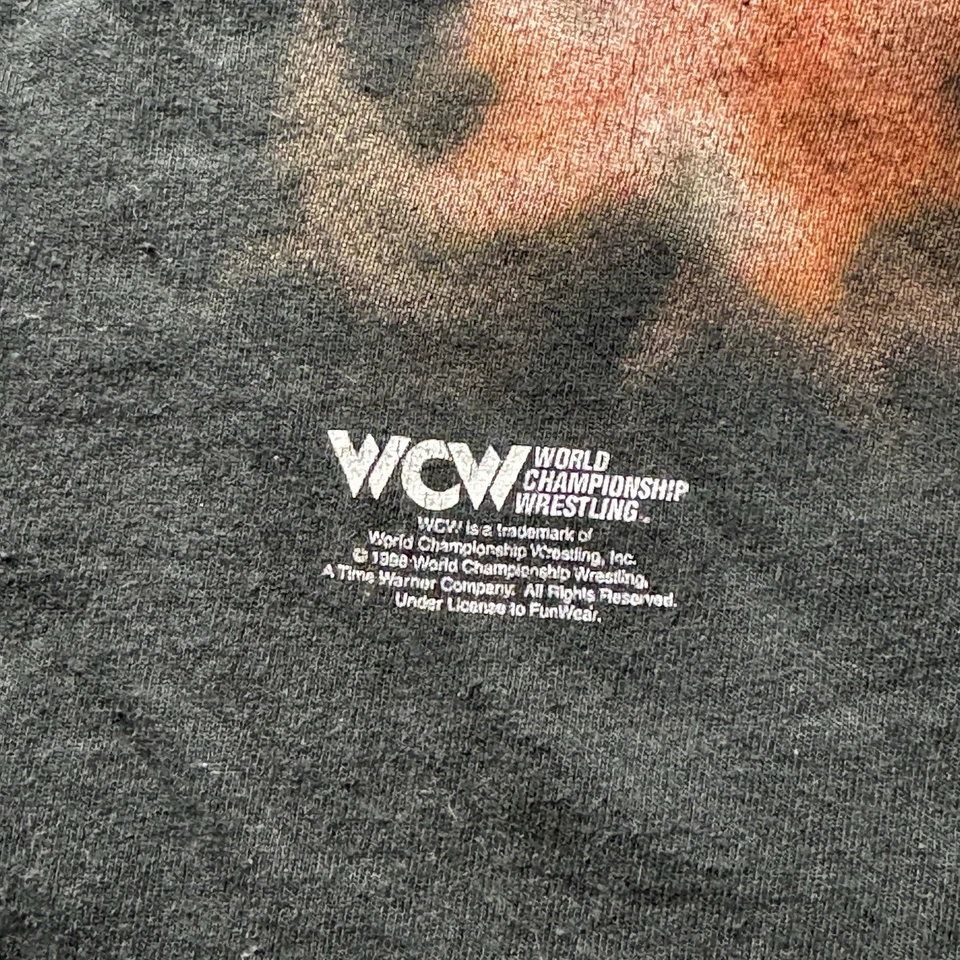 RARE WCW FOUR IV HORSEMEN 1998 WRESTLING T SHIRT 90s RIC FLAIR BLACK 2XL - Image 3 of 4