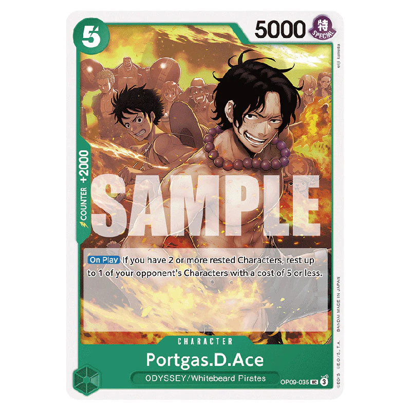 One Piece - Emperors In The New World - Portgas.D.Ace (Uncommon) - OP09-035