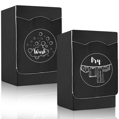 #ad 2 Pack Black Washer and Dryer Covers Outside 27 x 33 x 39 Inch Waterproof Du... $39.45