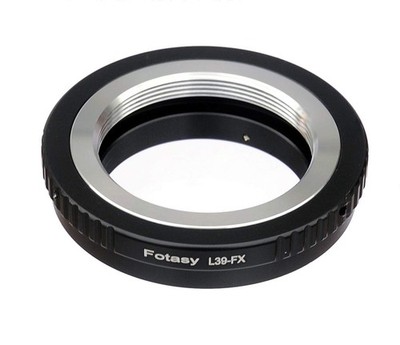 Fotasy Adjustable Leica M39 Lens to Fuji X Adapter, 39mm Lens to X Mount Adapter