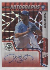 2022 Panini Mosaic Rookie Choice Fusion Prizm Jake Brentz #RAM-BR Auto 0g76