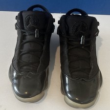 Nike Air Jordan 6 Rings Black Ice White Space Jam Concord 322992-011 Size 8.5