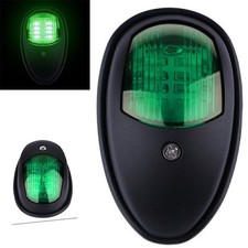 Green Lamp Marine Boat Yacht Bow Light 12V Stainless Steel LED Navigation Lights