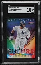 2021 Bowman's Best Bowman Future Vibrance Jasson Dominguez SGC 10 GEM 0ji1