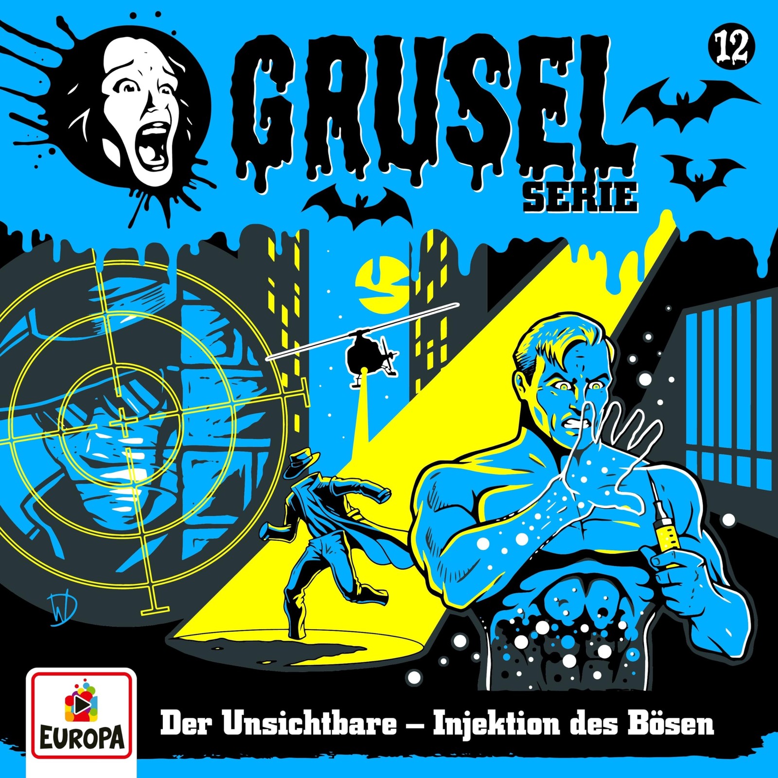 Gruselserie Folge 12: der Unsichtbare - Injektion des Bösen (CD)