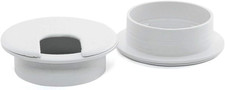 2Pcs 2 Inch Desk Wire Cord Cable Grommets Hole Cover for Office PC Desk Cable Co