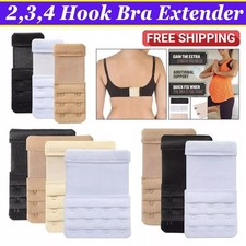 3ROW 2,3,4 Hook Bra Extender Extension Bra Strap Strapless Underwear Maternity