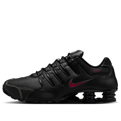 Nike Shox NZ Black White Varsity Red Running Sneakers 378341-017