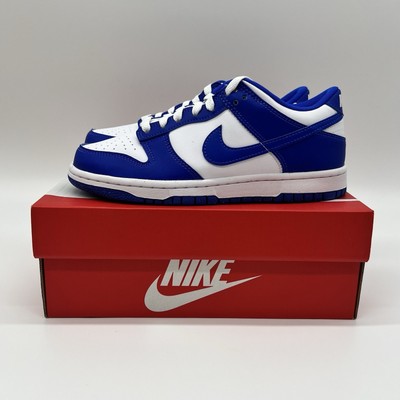 Nike Dunk Low GS UK 4,5 Racer Blue Quality Trainers DV7067-400 Brandneu