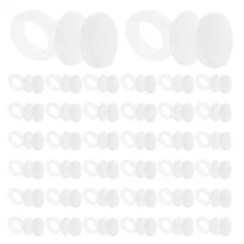 120 Pcs Curtain Track Gliders Ceiling Hanger Rollers Carrier Hooks