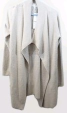 Barefoot Dreams CozyChic Waist Tie Cardi M Silver BRAND NEW W/TAGS HUGE DISCOUNT