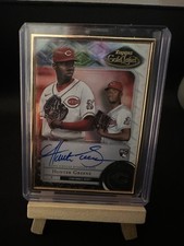 2022 Topps Gold Label Hunter Greene Rookie RC Gold Framed Auto