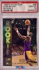 1996-97 Topps Stadium Club Kobe Bryant Rookie (RC) #R9 PSA 10 GEM MT Lakers