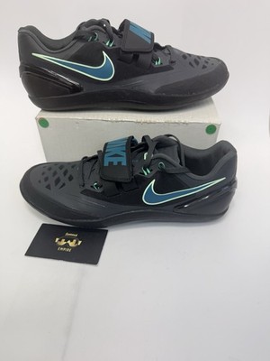 Nike Rotational 6 Men's Size 9 Black Throwing Shoes Shot Put Discus FZ9606-001