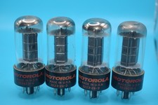 Amplitrex Matched Quad - Motorola 6V6GT Vintage Audio Output Tubes Superb   NOS