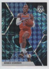 2019-20 Panini Mosaic Genesis Prizm Dennis Schroder #163 0c3