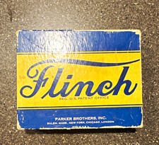 1938 Vintage Parker Brothers Flinch Strategy Card Game set