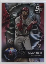2023 Bowman Platinum Ice Pattern Foil Livan Soto #22 0nr3