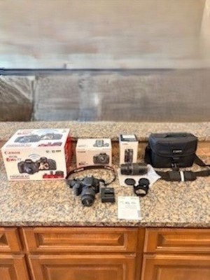 Canon DS126741 EOS Rebel T7 24.1MP 3'' Display Digital Camera - Black (2727C021)