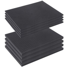 8Pcs Pick and Pluck Foam Insert 16x12 Inch 0.8 and 0.4 Thick Pre Cut Sheet
