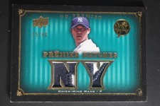 2008 Upper Deck Premier Chien-Ming Wang #PP2-CW Gold Milestones Patch /40 DZ1277