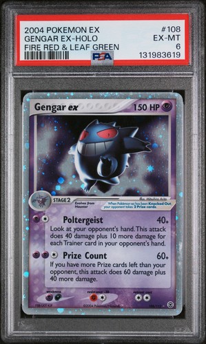 Gengar ex graded PSA 6 for sale on eBay