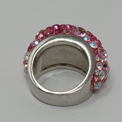 スワロフスキー　ハローキティ リング サイズ55 Swarovski Hello kitty Size 5.5 Ring Sanrio Japan Silver Tone