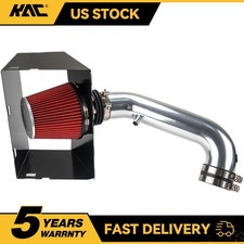 For 2009-2023 Ram 1500 5.7l Cold Air Intake Kit Red Filter W Heat Shield 3.5