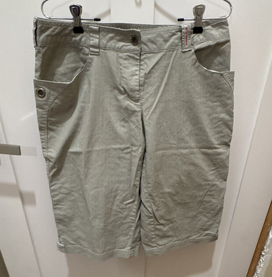 Helly Hansen Men's Gray Solid Chino Shorts Cotton Twill Flat Front Pockets 32