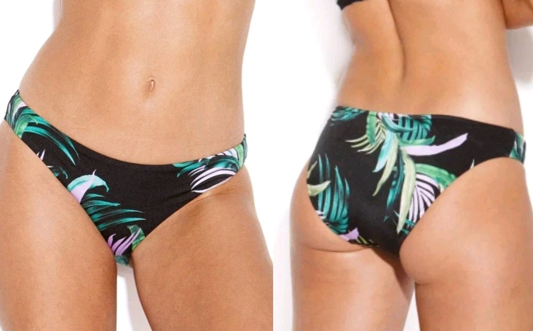 NEW! Seafolly Las Palmas Mid Rise  Hipster Bikini Bottom! Size 10
