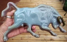 Handcrafted Resin Bull Wall Hanging